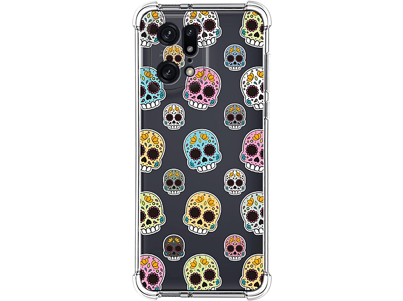 Custodia In Silicone Antishock Per Oppo Reno 12 Pro 5G Design Fiori 03