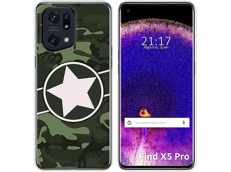 Funda móvil - Oppo Find X5 Pro 5G TUMUNDOSMARTPHONE, Oppo, Oppo Find X5 Pro  5G, Multicolor