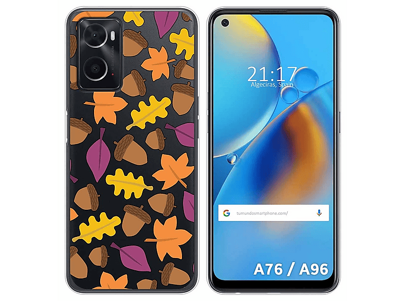 Custodia per Oppo A76/A96 Protettiva Silicone Cellulare