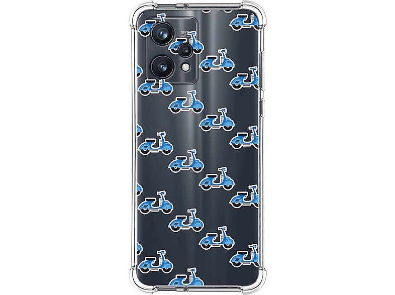 Custodia In Pelle PU Per Realme 9 5G / Realme 9 Pro - Cover Sottile Con Antiscivolo, Colore Zaffiro