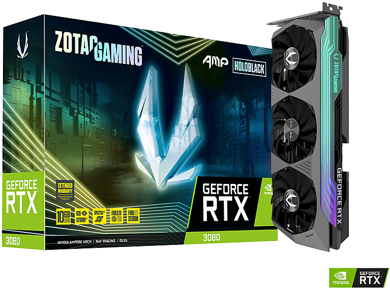 TRINITY HOLO RTX Grafikkarte) (NVIDIA, 10GB 3080 ZOTAC AMP ZT-A30800F-10PLHR