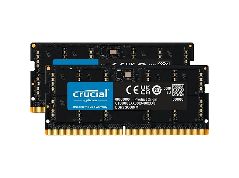 CRUCIAL 2x16GB 1,1 Volt Speicher-Kit 32 GB DDR5
