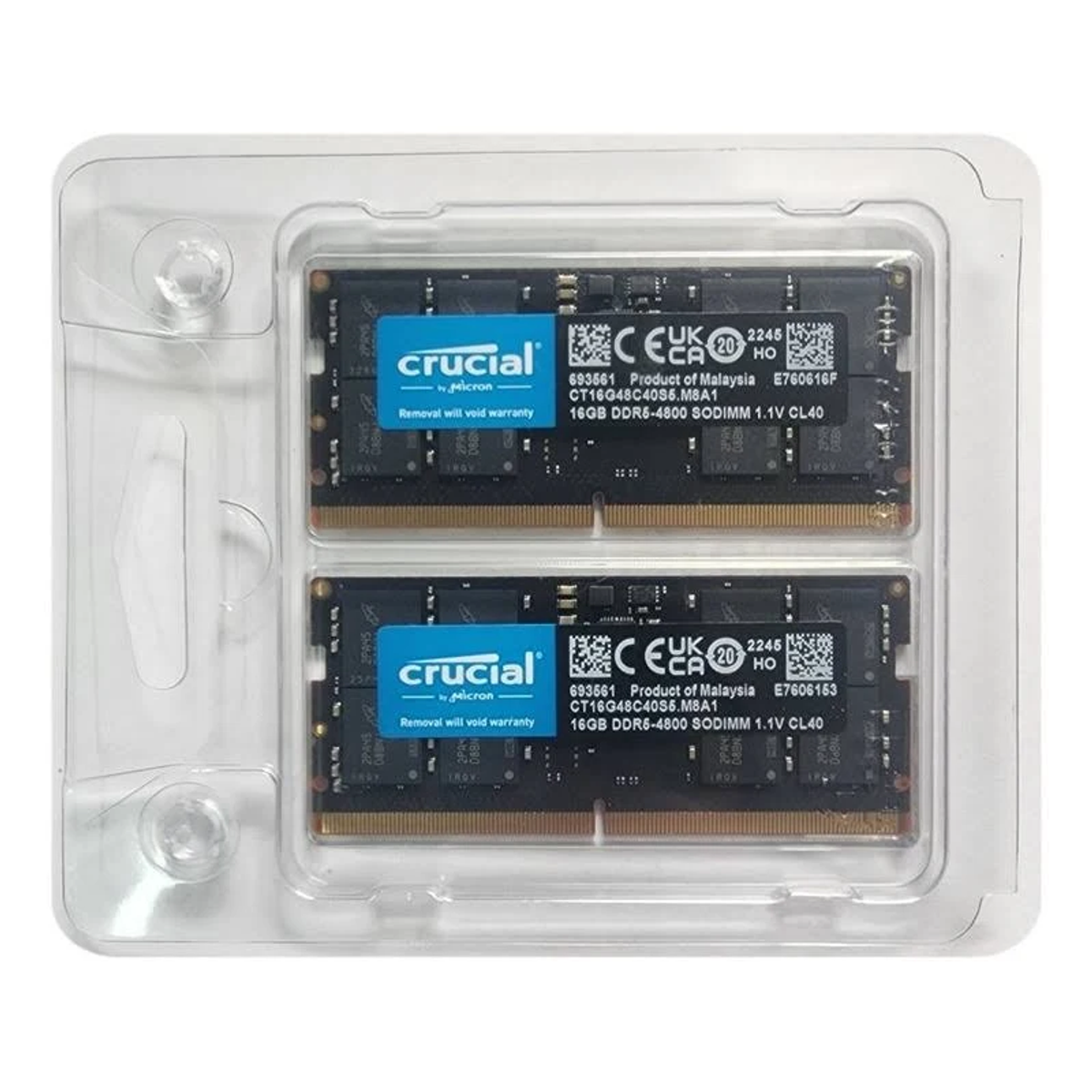 1,1 GB 32 CRUCIAL 2x16GB Volt DDR5 Speicher-Kit
