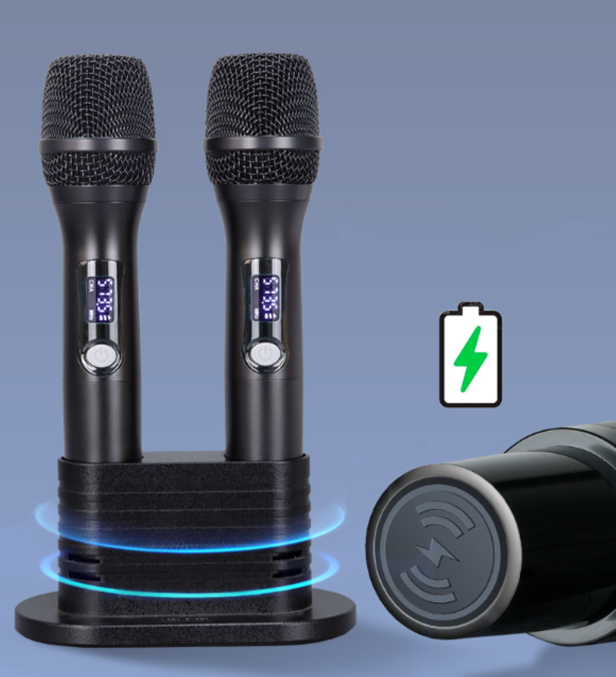 LACAMAX Longsound M50 Drahtloses Mikrofon Professioneller - Mikrofone Eisenhaltig Nachhall