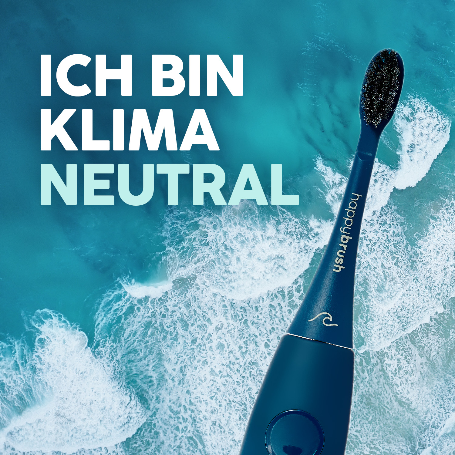 Aufsteckbürsten 3 HAPPYBRUSH Eco Ocean VIBE