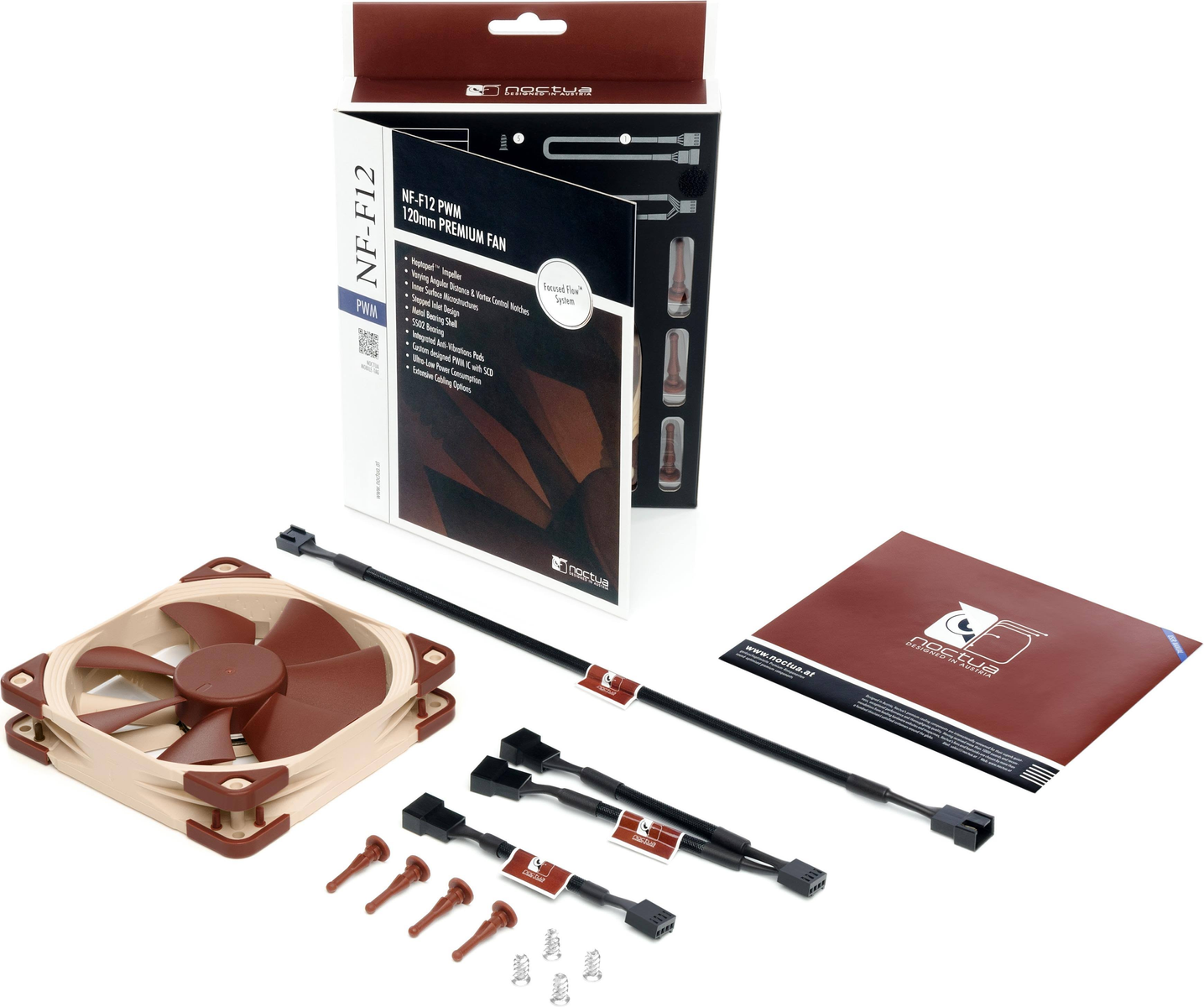 NOCTUA NF-F12 Creme PWM PC Lüfter,