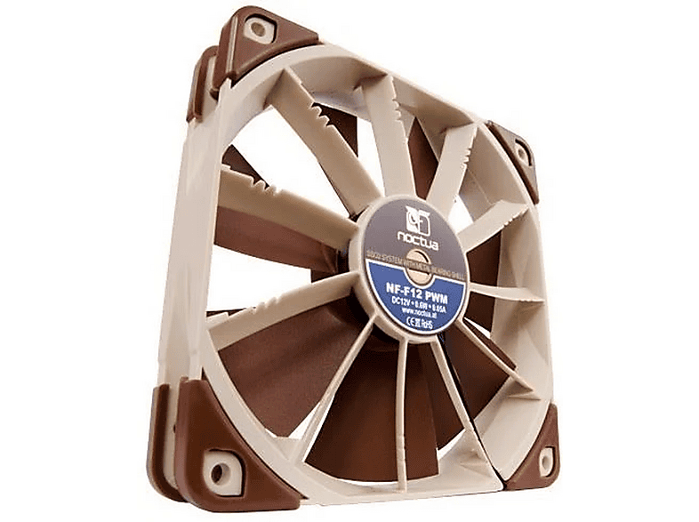 NOCTUA NF-F12 PWM PREMIUM FAN BEIGE/BROWN Gehäuselüfter, Ventilator, Creme