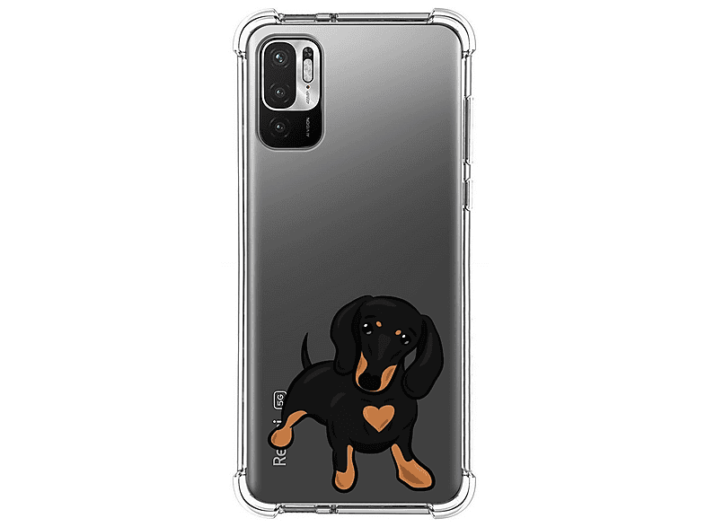 EASSGU Custodia per Redmi Note 10 5G / POCO M3 Pro 5G (6.5 Inches), Cover Morbida in Silicone TPU - Grigio lavanda