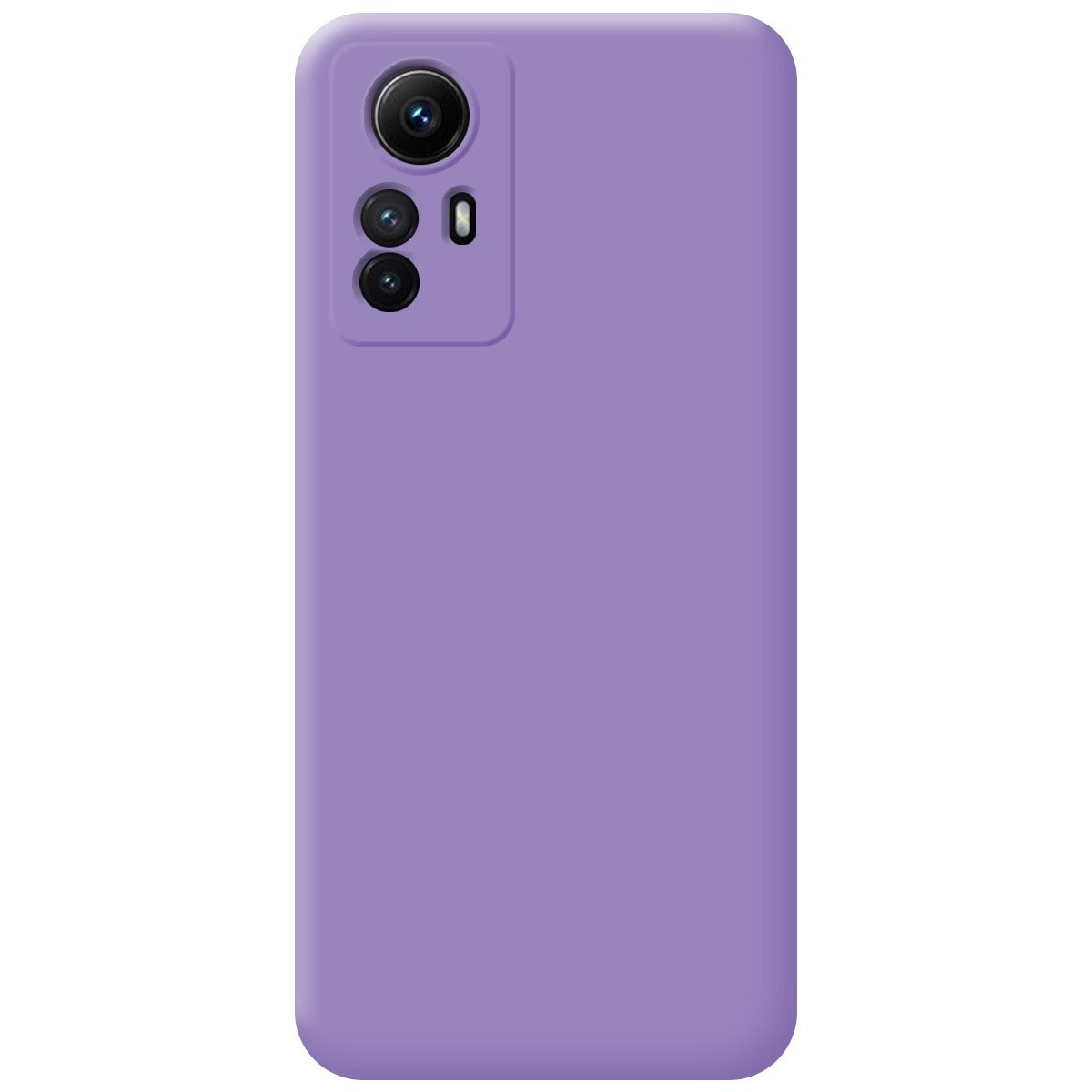 Custodia per telefono con un colore viola pieno.