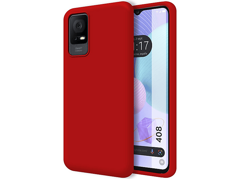 Funda móvil TCL 408 TUMUNDOSMARTPHONE, TCL, TCL 408, Rojo MediaMarkt