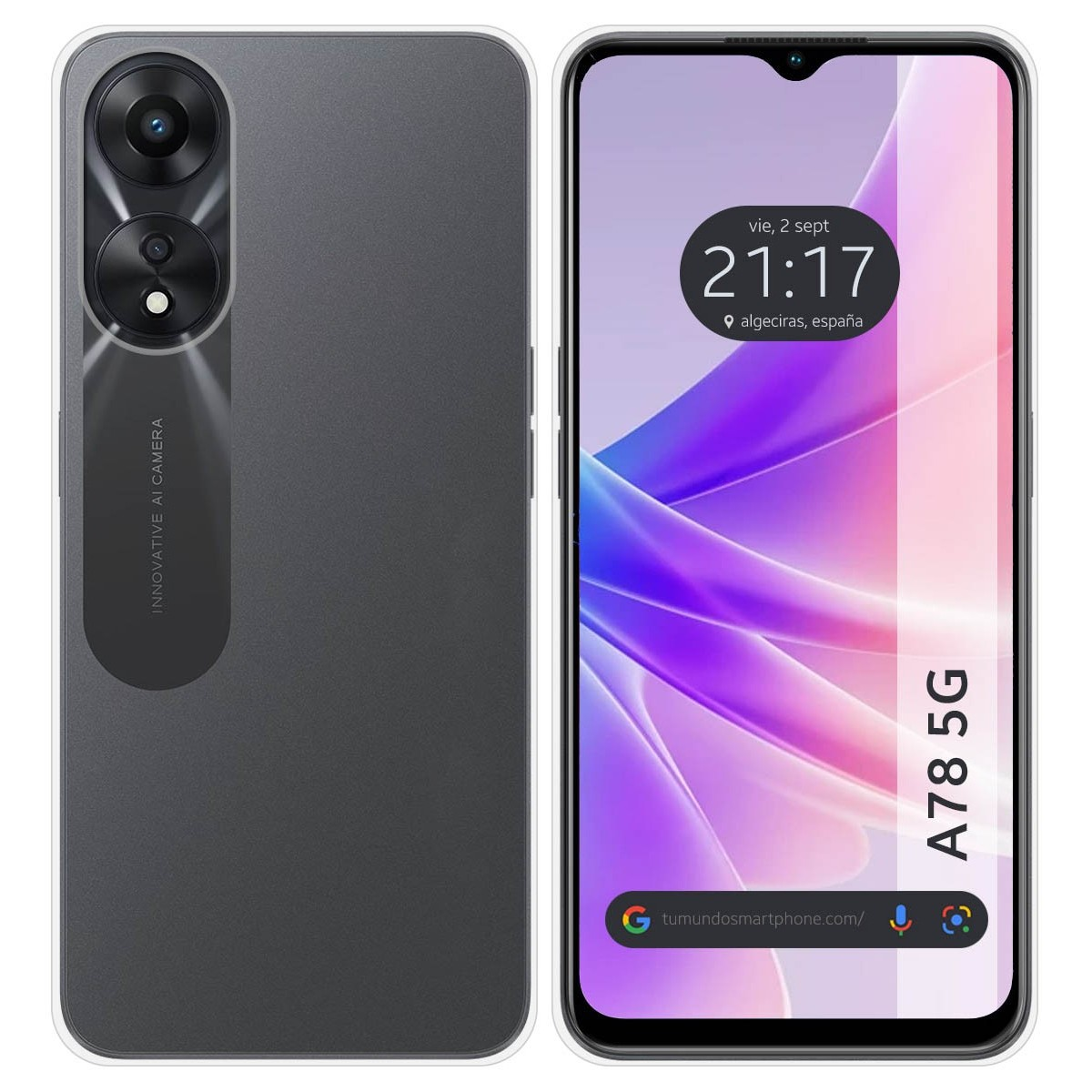Custodia per telefono con un design mandala su sfondo in legno e uno schermo del telefono.