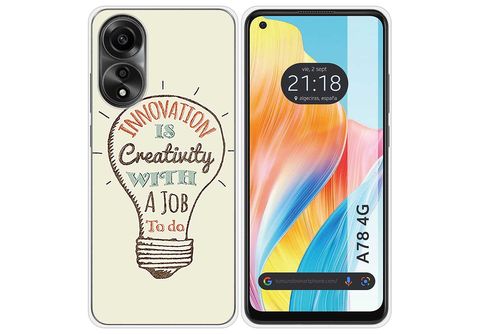 Funda móvil - Oppo A78 4G TUMUNDOSMARTPHONE, Oppo, Oppo A78 4G, Multicolor