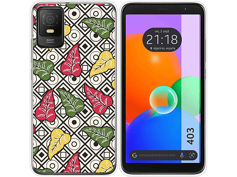 Funda móvil TCL 403 TUMUNDOSMARTPHONE, TCL, TCL 403, Multicolor