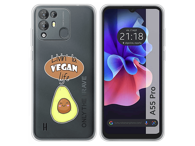 KARTXITAI Funda Personalizada Compatible Con Blackview Shark 8, Carcasa Personalizado Con Tu Foto O Texto Imagen, Gel Flexible,Trasparente,Regalo Original +1 X Cordón Universal Para Teléfono