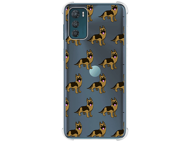Custodia In Silicone Antishock Per Motorola Moto G42 4G Design Cani
