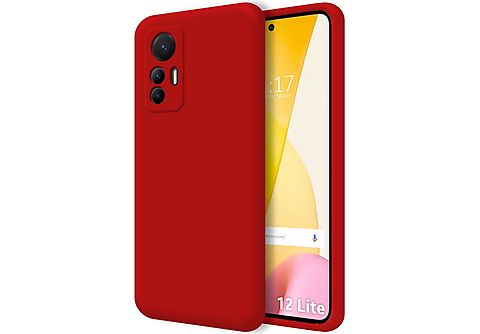 Funda móvil - TUMUNDOSMARTPHONE Xiaomi 12 Lite 5G, Compatible con Xiaomi Xiaomi 12 Lite 5G, Rojo
