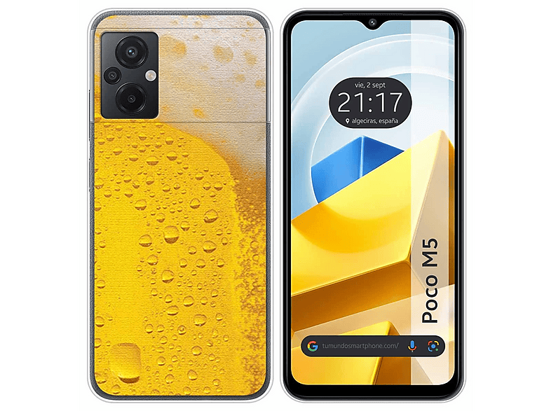 Tumundosmartphone Custodia a libro con finestra per Xiaomi Poco
