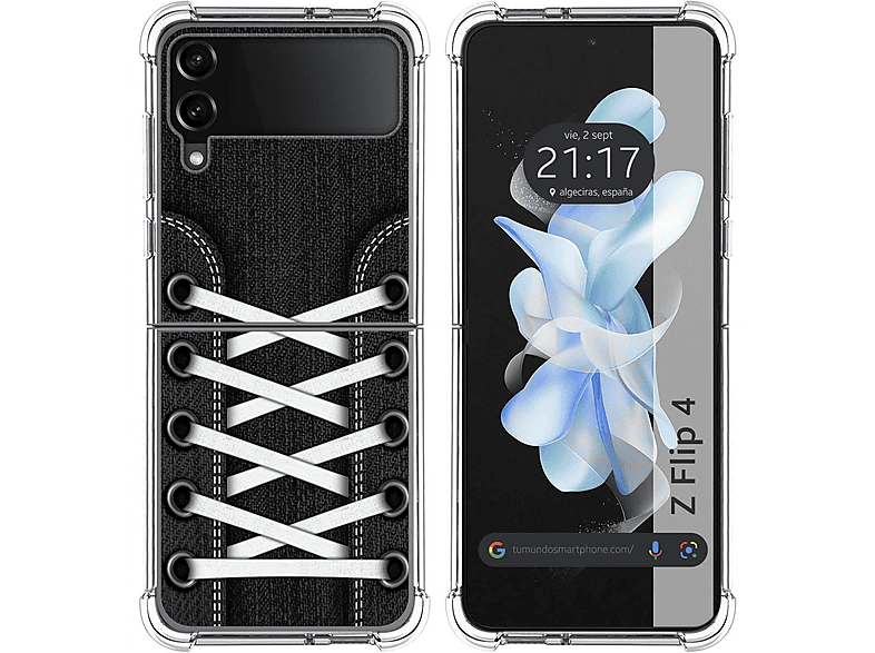 Google Pixel 7a 5G Funda Gel Tpu Silicona transparente dibujo Zapatillas  03