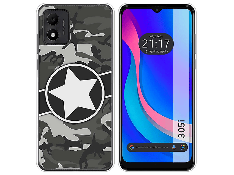 Custodia Cover per TCL 305i in TPU silicone morbido