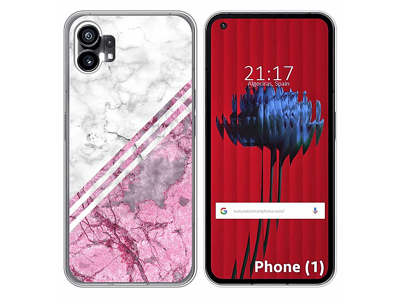 Custodia In Silicone Antishock Per Nothing Phone 3A 5G Design Scarpe 02