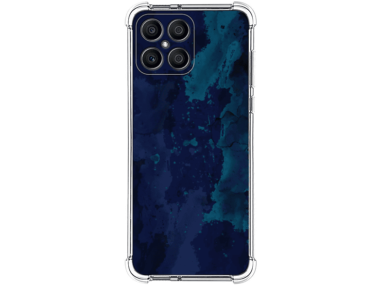 Funda Silicona Antigolpes Para Huawei Honor X8 Diseño Acuarela 01