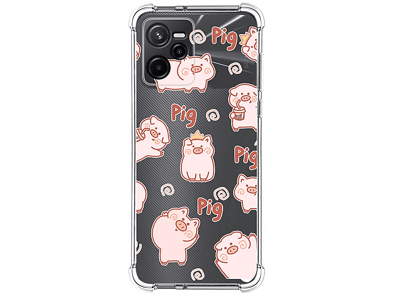 Tumundosmartphone Custodia In Silicone Trasparente Antiurto Per Realme Narzo 50A Prime: Protezione In TPU Con Angoli Rinforzati, Morbida E Resistente