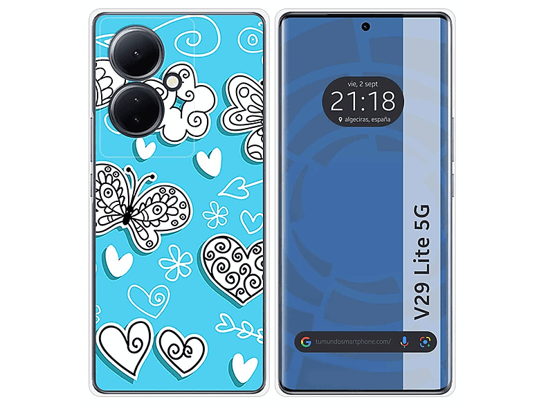 Custodia Compatibile Con vivo V29 Lite 5G / vivo Y78+ (6.78