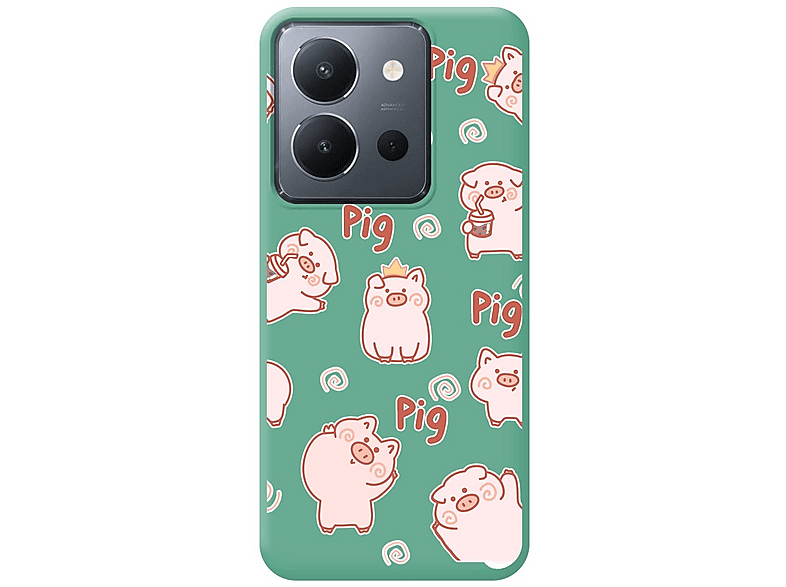 PEIYE Cover Super Colorata Per Vivo Y36 4G, Traslucido Silicone TPU Custodia Con Angoli H 442109