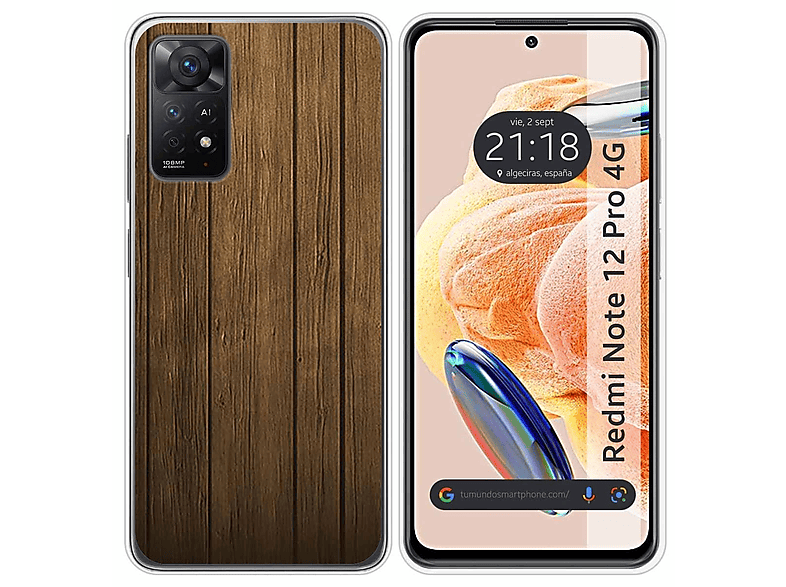 Funda móvil - Xiaomi Redmi Note 12 Pro 4G TUMUNDOSMARTPHONE, Xiaomi, Xiaomi Redmi  Note 12 Pro 4G, Transparente