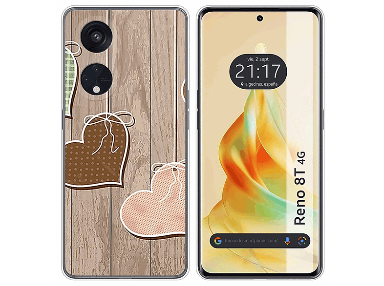 Funda móvil TUMUNDOSMARTPHONE Oppo Reno 8T 4G, Compatible con Oppo