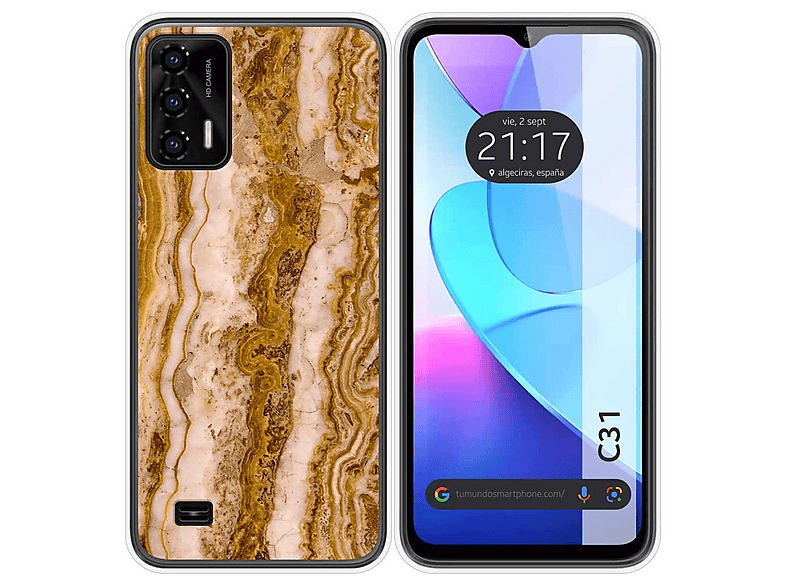 Custodia per Oukitel C31 Cover Protezione Silicone TPU Coperchio