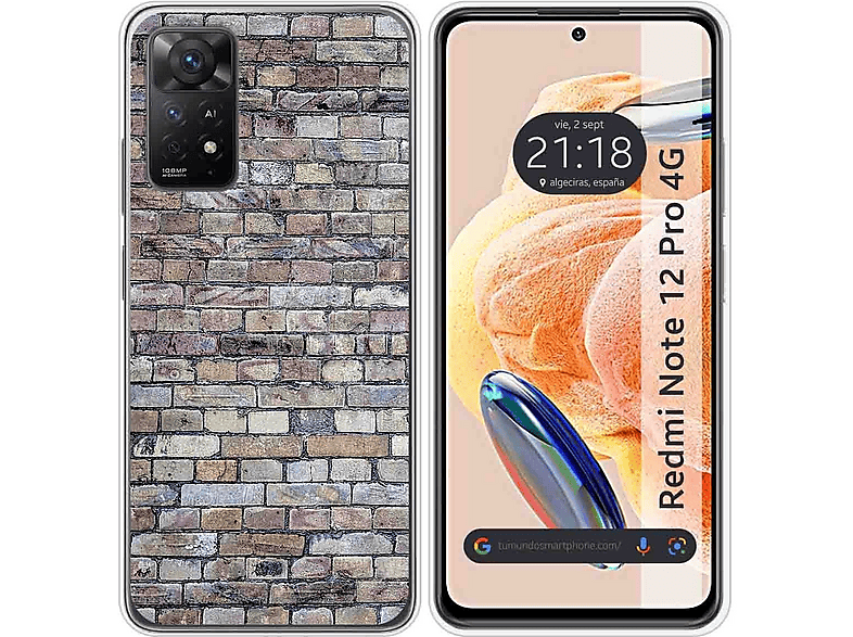 Funda móvil - TUMUNDOSMARTPHONE Xiaomi Redmi Note 12 Pro 4G, Compatible ...