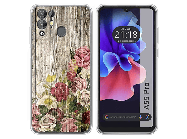 Funda Móvil - TUMUNDOSMARTPHONE Blackview A100, Compatible Con