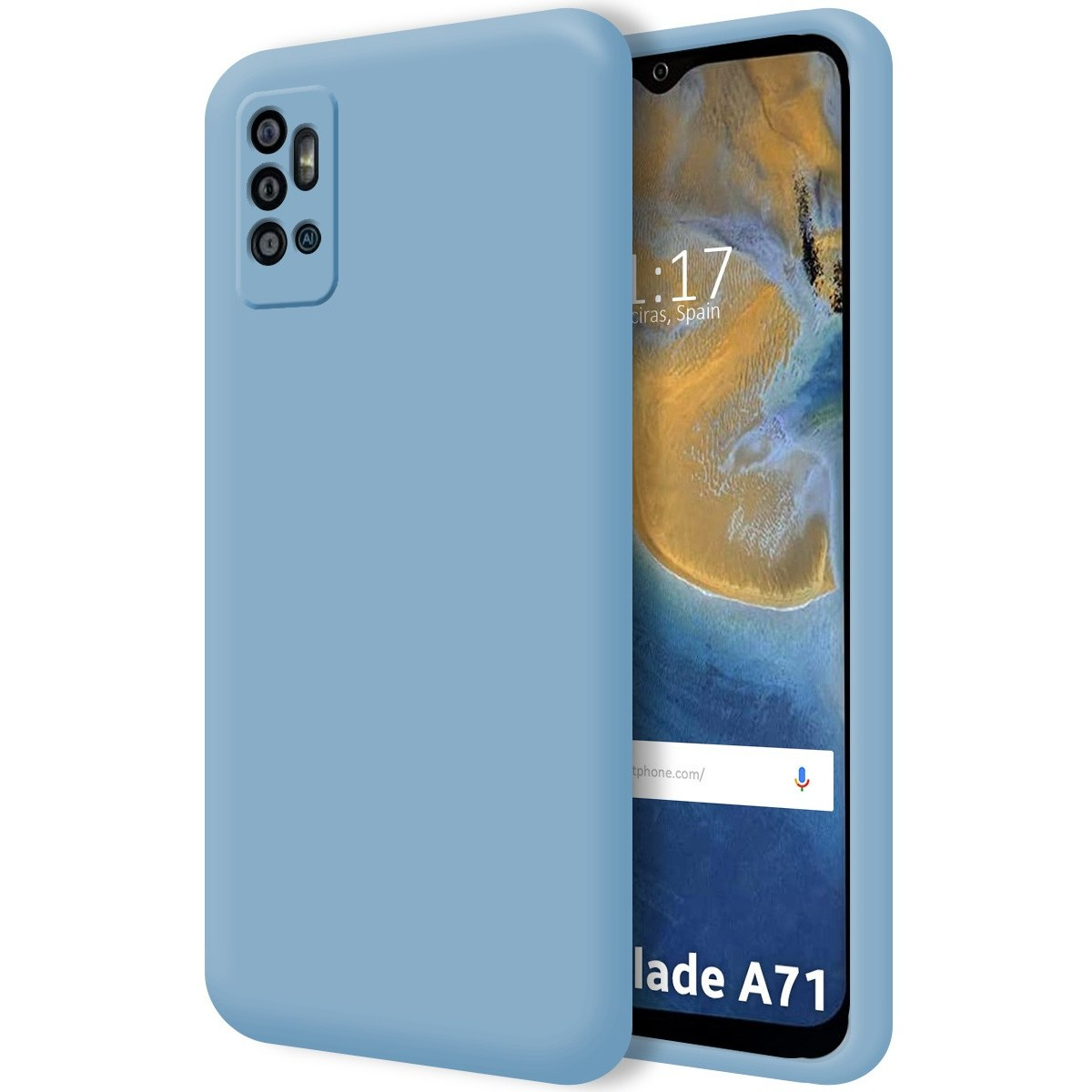 Funda móvil TUMUNDOSMARTPHONE ZTE Blade A71, Compatible con ZTE