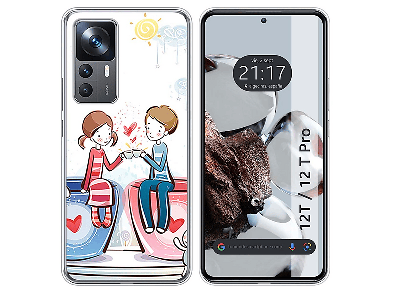 QWYJ Para Xiaoi I 12T Pro Funda Protectora De TPU Suave Ultrafina
