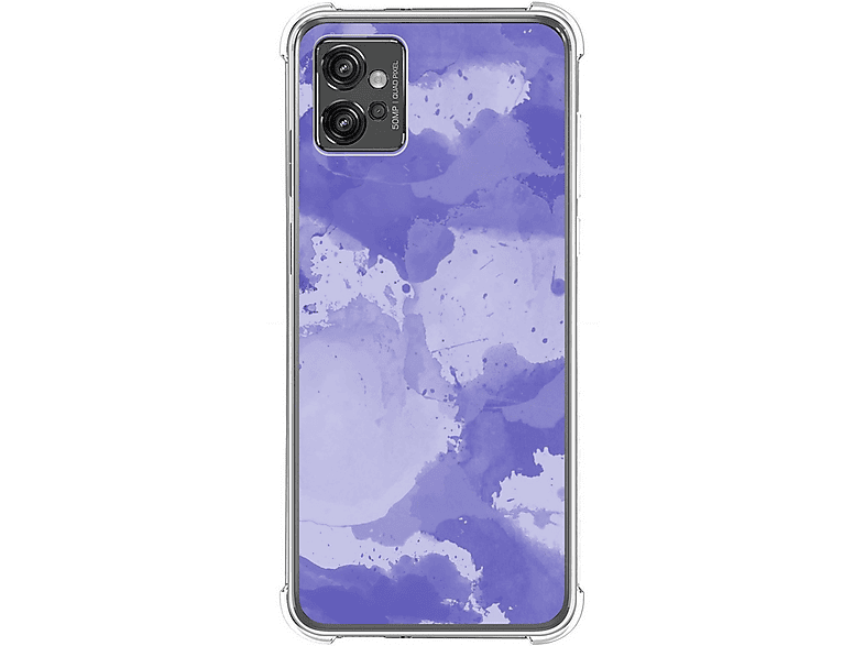 Funda De Cuero PU Para Motorola Moto G32 - Con Ranuras Para Tarjetas, Soporte Y Cierre Magnético