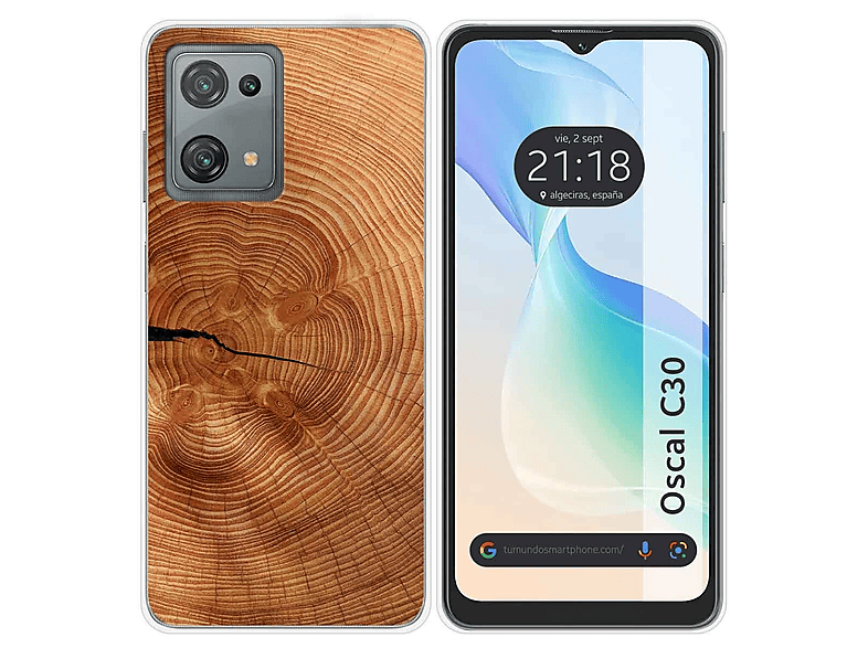 TIANYUE Coque pour Blackview Oscal C30/Oscal C30 Pro, Coque Élégant Peint PU Portefeuille Étui