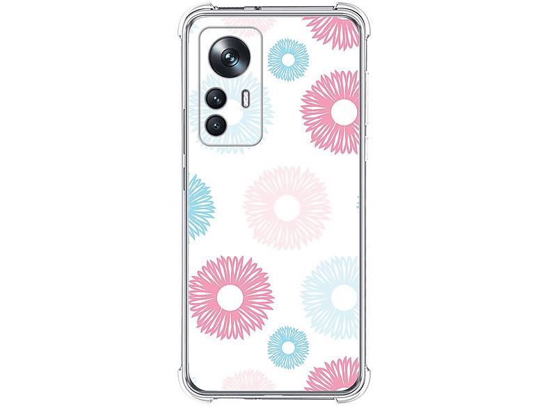 EuoDuo Compatibile con Xiaomi 12T Pro 5G Cover Libro con Disegni Custodia in PU Pelle Portafoglio Completa Protettiva Caso Magnetica Flip Wallet Case