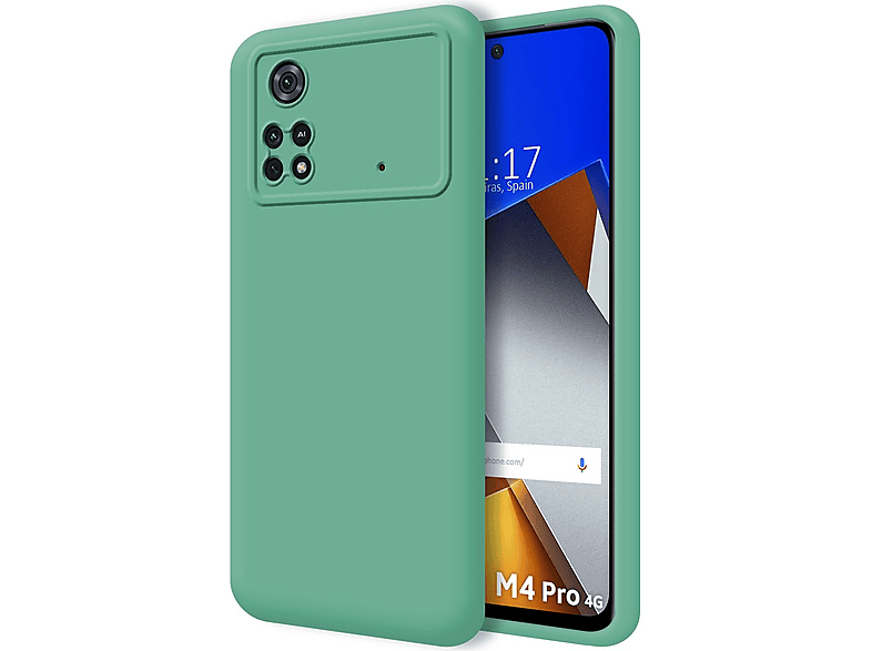 Tumundo Doppelschutzhülle Für Xiaomi Poco M4 Pro 4G – Transparent, 360° Schutz, PC+TPU, Stoßdämpfend