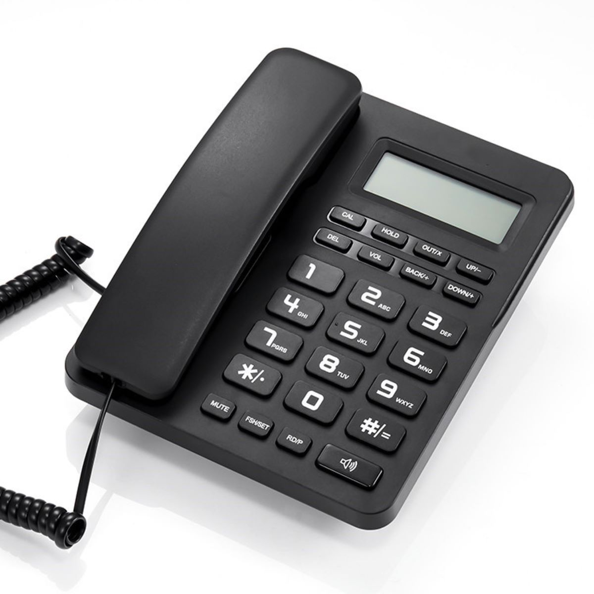 LACAMAX VTC-500 Festnetztelefon - Tisch- Telefon und Wandtelefon, Freisprechen