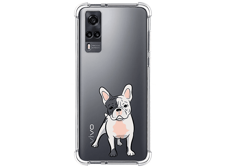 Ivoler Coque Pour Vivo Y52 5G / Vivo Y72 5G Avec Support Béquille Et