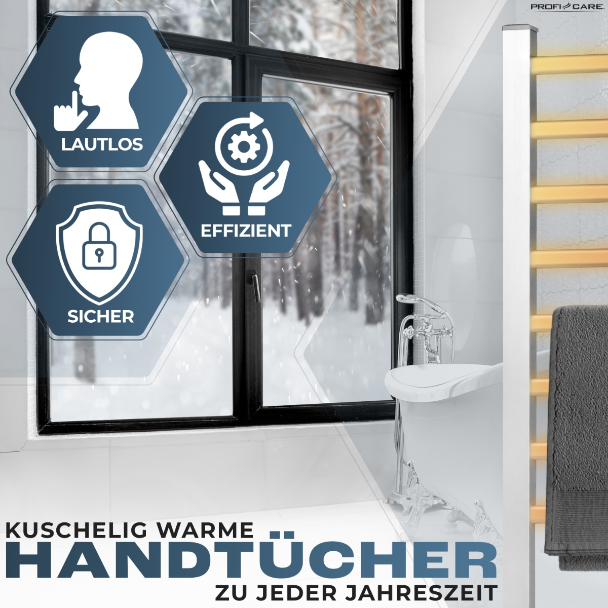 Obraz z tekstem o ręcznikach i ikonami sylwetki, koła zębatego i zamka.