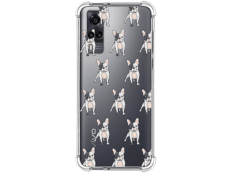 Custodia Per Oppo A40/A40M/A60 5G - Cover In Silicone TPU Trasparente Con Vetro Temperato 2 Pezzi