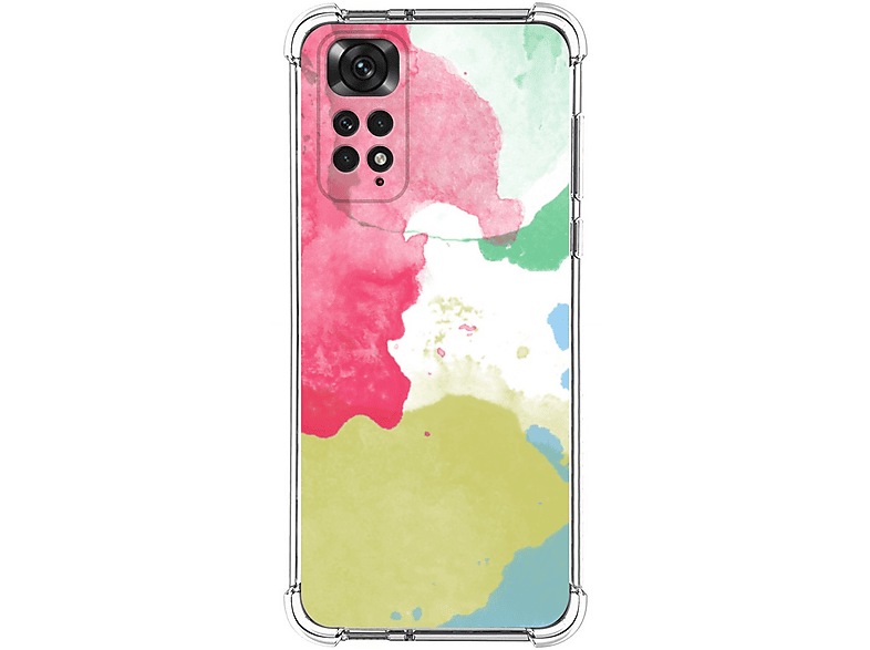 Xiaomi Redmi Note 11 / 11s Funda Gel Tpu Silicona transparente dibujo  Acuarela 10