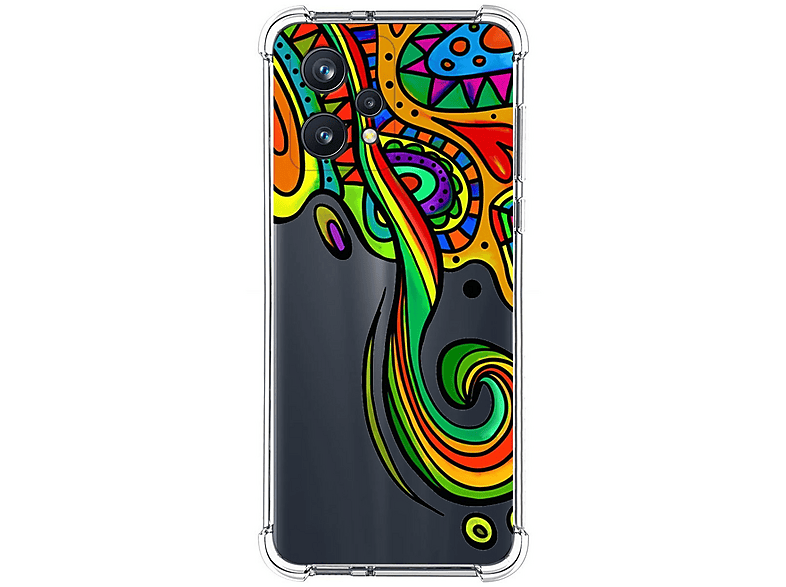 HONLEN Custodia per Realme 9 5G / Realme 9 Pro (6.59 Inches) Magnetica Portafoglio Pelle Case con Supporto e 2 Slot Schede Flip Telefono Cover - Nero