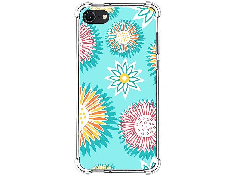 Custodia Tumundosmartphone In TPU Per IPhone SE 2020 – Stampa Astratta Circolare – Copertina Flessibile Antigiallo – Design Originale Spagnolo - 4
