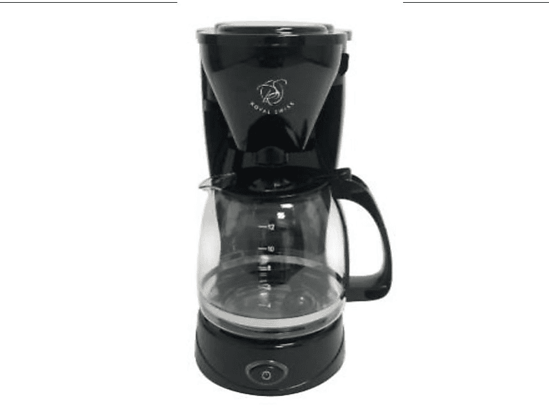 ROYAL Schwarz Kaffeemaschine SWISS 1.5L