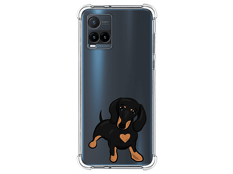 Tumundosmartphone Cover Silicone Anti Colpi per Vivo Y21/Y21s