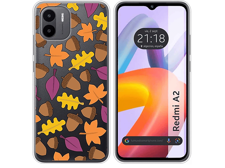 Funda móvil - TUMUNDOSMARTPHONE Xiaomi Redmi A2, Compatible con Xiaomi  Xiaomi Redmi A2, Transparente