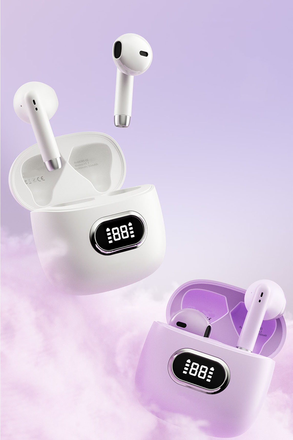 lila Headset BRIGHTAKE Bluetooth Wireless Erleben grenzenlose Sie In-ear True 5.3, mit Bluetooth-Kopfhörer Freiheit unseren